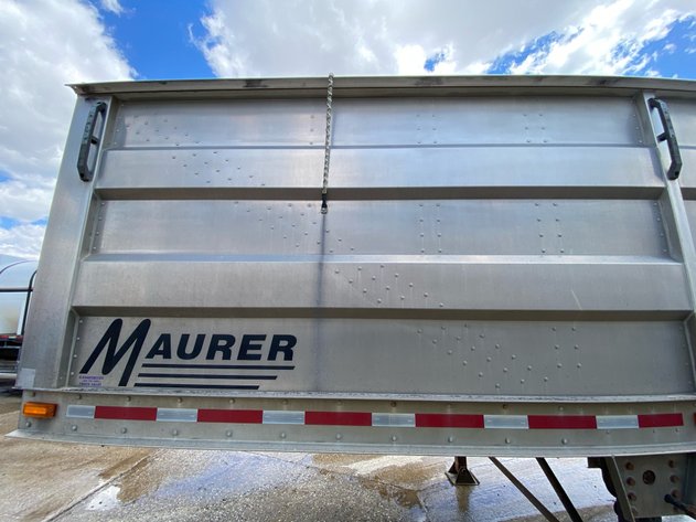 Image for 2013 MAURER ALUMINUM 38’ HOPPER BOTTOM SEMI TRAILER