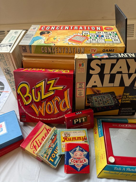Vintage Board Game Collection
