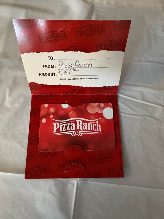 Pizza Ranch $25 Gift Card