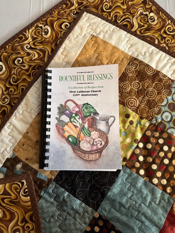 Bountiful Blessings Cookbook and Quilt