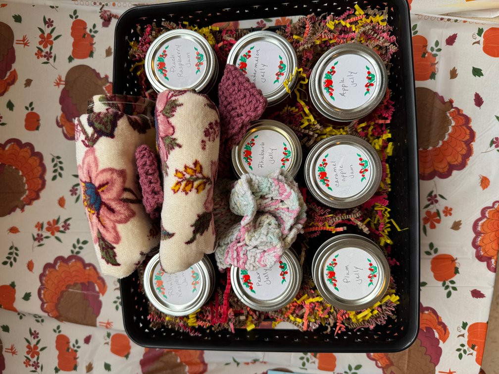 Homemade Jam and Jelly Basket