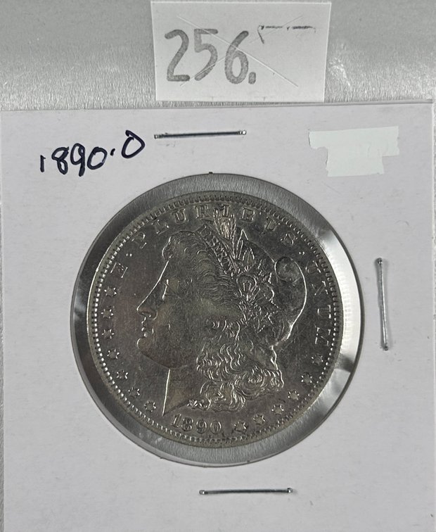 1890-O Morgan Dollar VF.