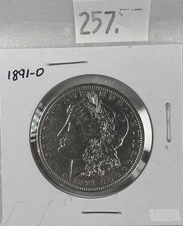 1891-O Morgan Dollar EF-VF.