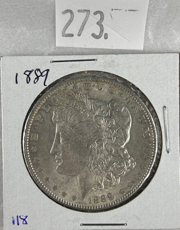 1889 Morgan Dollar EF.