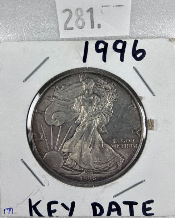 1996 Silver Eagle MS (toned).
