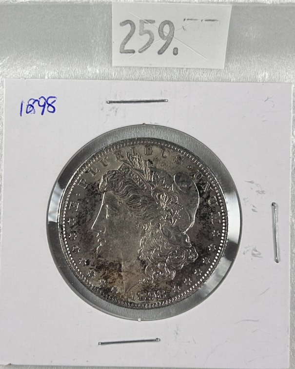 1898 Morgan Dollar AU-MS.