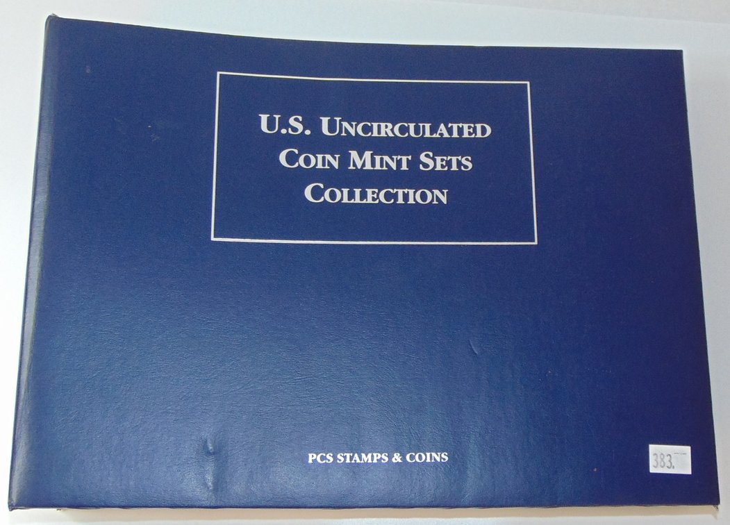 "U.S. Uncirculated Coin Mint Sets Collection" 1965-1981, 1984-1990.