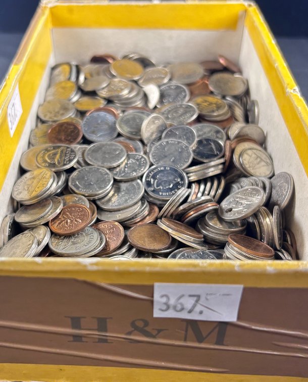$48 face value in Canadian Coinage (some older pieces).