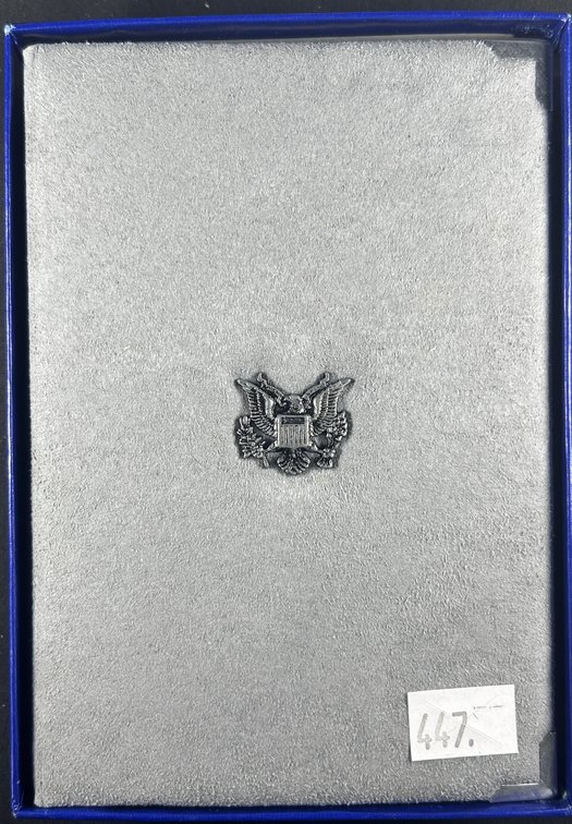 1986 Proof U.S. Prestige Set. 7-Coin set with 90% Silver Dollar