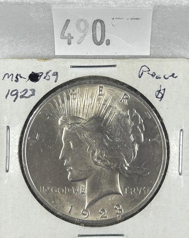 1923 Peace Dollar MS.