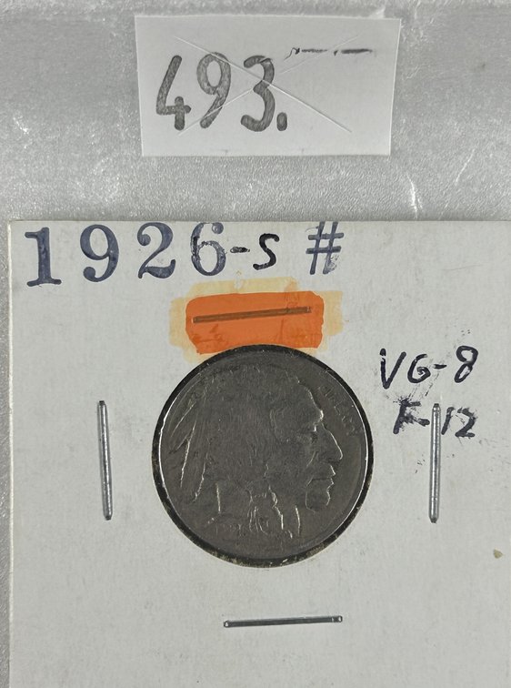 1926-S Buffalo Nickel VG.