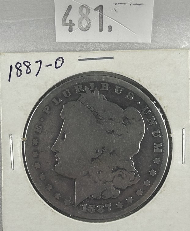 1887-O Morgan Dollar VF.