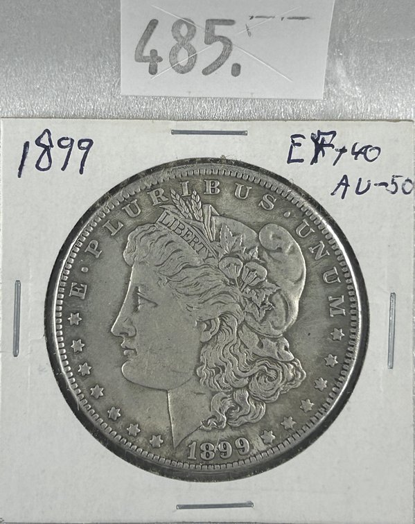 1899 Morgan Dollar EF.