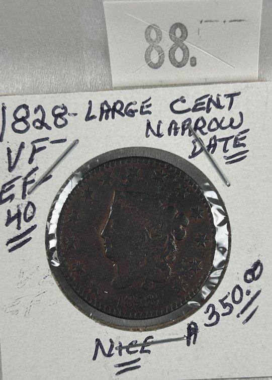 1828 Liberty Head "Matron Head" Large Cent VF-EF