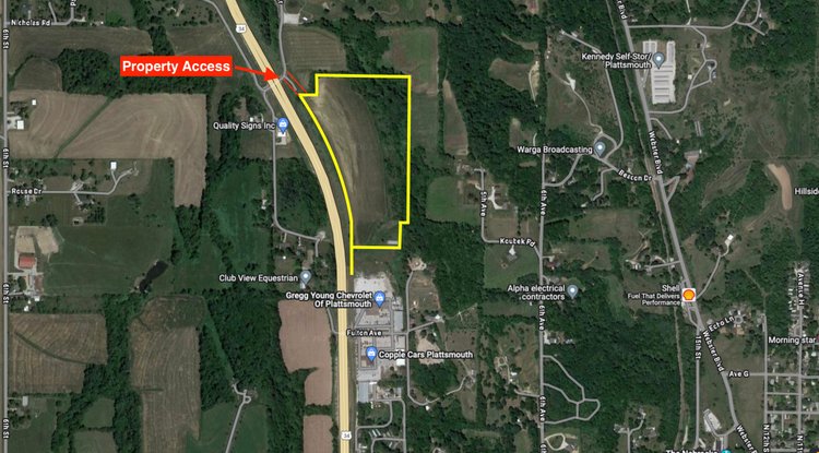 Image for IN PERSON/ONLINE HIGHLY VISIBLE HIGHWAY FRONTAGE DEVELOPMENT POTENTIAL FARMLAND AUCTION