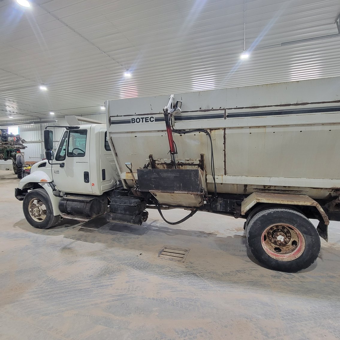 Image for Sunflower Drill and International Feed Truck