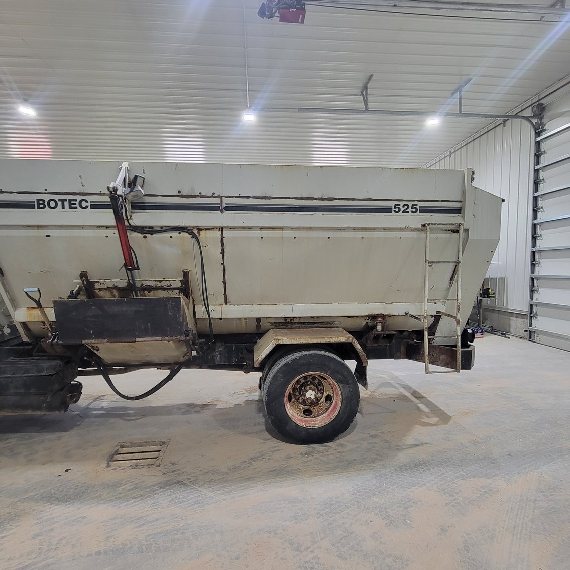 Image for Sunflower Drill and International Feed Truck