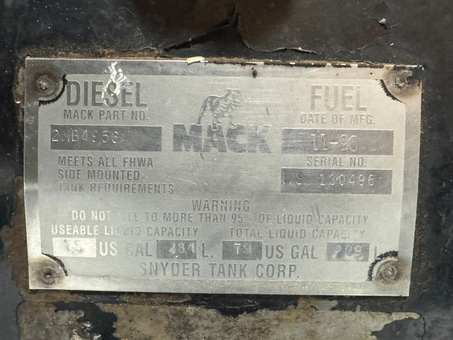 Image for 1997 MACK RD688S