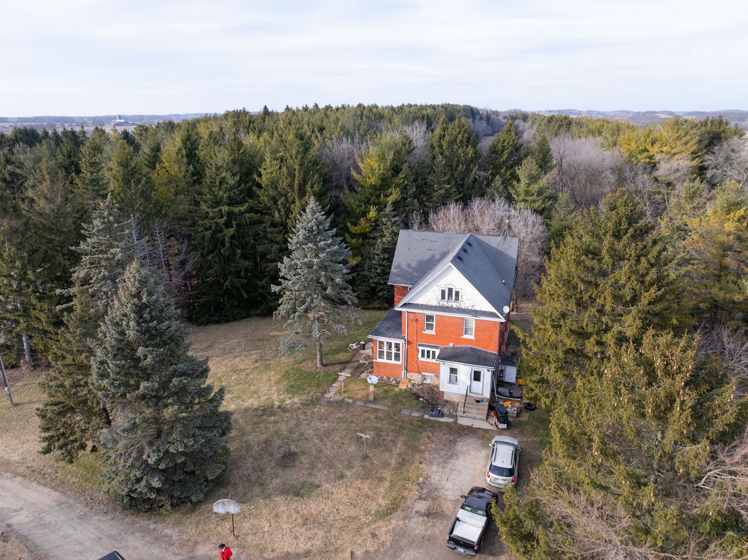 Image for +/- 76 Acres Land and Farmhouse For Sale by Online Bid at N1566 Scofield Rd, Town of Lebanon