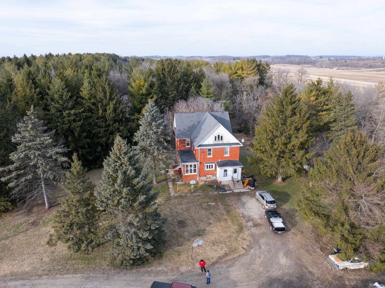 Image for +/- 76 Acres Land and Farmhouse For Sale by Online Bid at N1566 Scofield Rd, Town of Lebanon