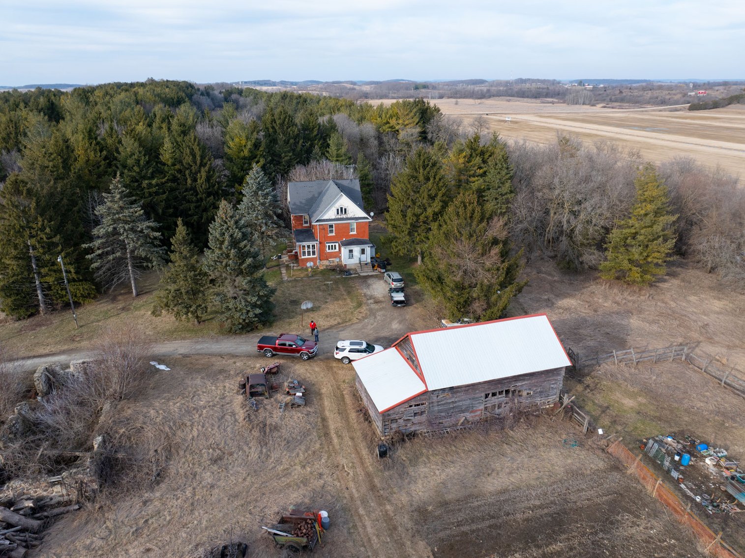 Image for +/- 76 Acres Land and Farmhouse For Sale by Online Bid at N1566 Scofield Rd, Town of Lebanon