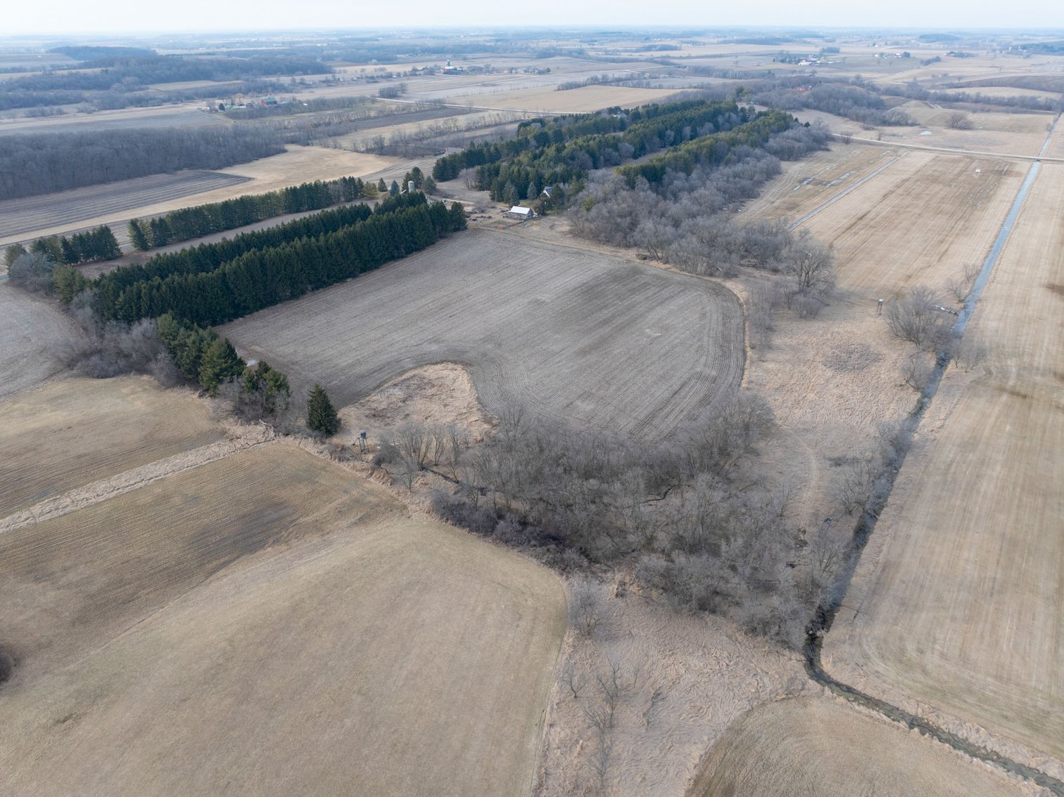 Image for +/- 76 Acres Land and Farmhouse For Sale by Online Bid at N1566 Scofield Rd, Town of Lebanon