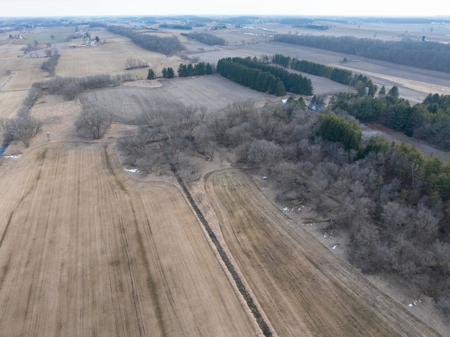 Image for +/- 76 Acres Land and Farmhouse For Sale by Online Bid at N1566 Scofield Rd, Town of Lebanon