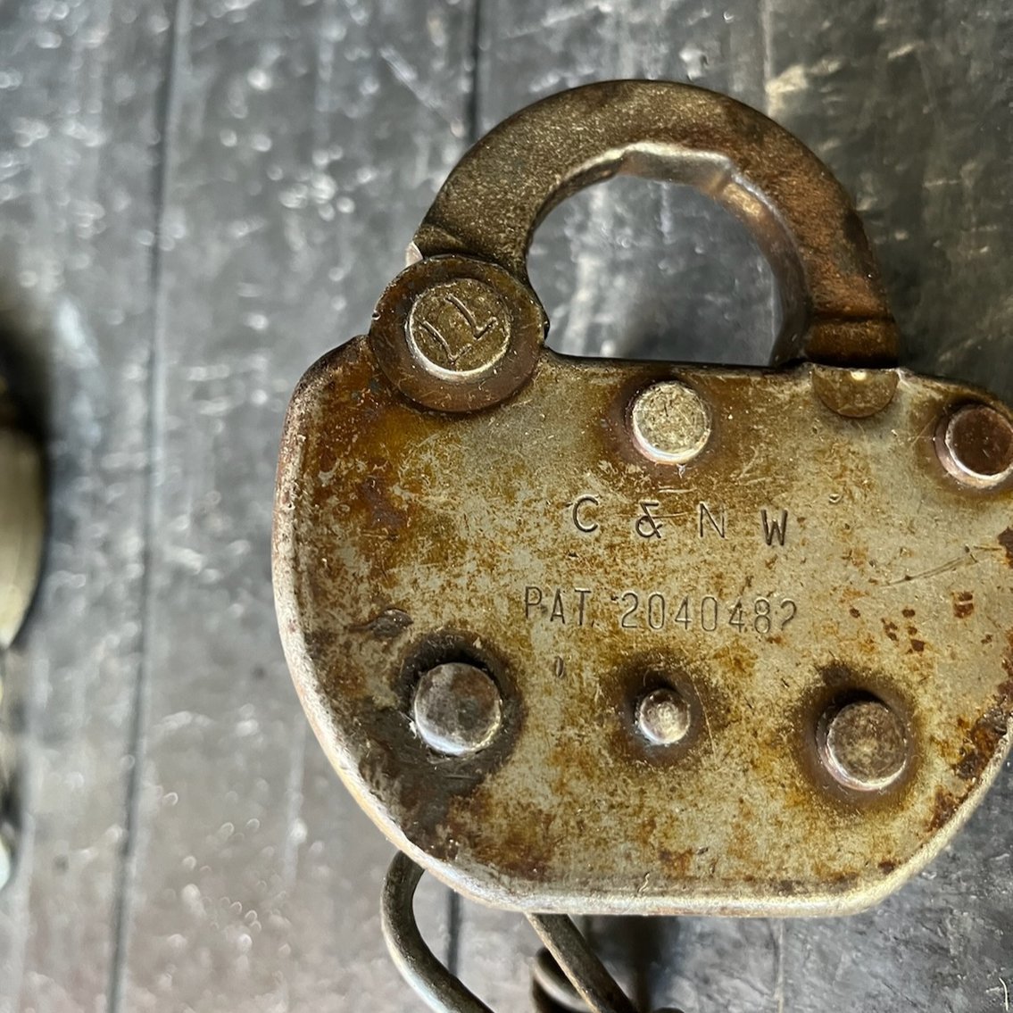 Image for Adlake C&NW Railroad Switch Locks with Keys