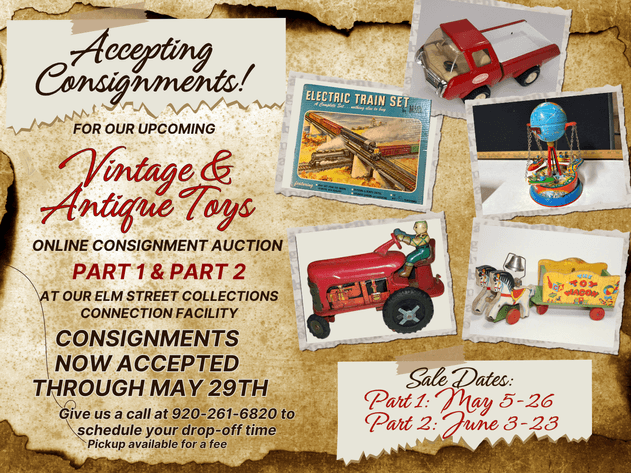 Image for Accepting VINTAGE & ANTIQUE TOY Consignments