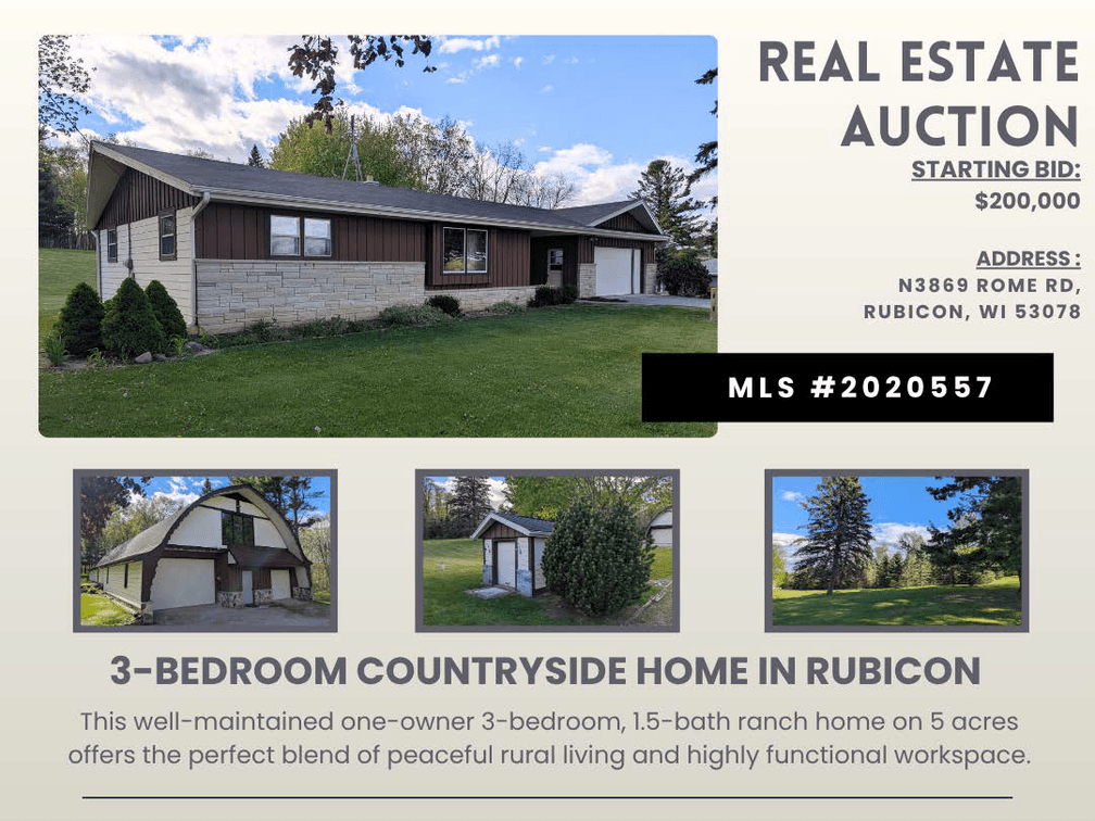 Image for N3869 Rome Rd. Rubicon, WI 53078