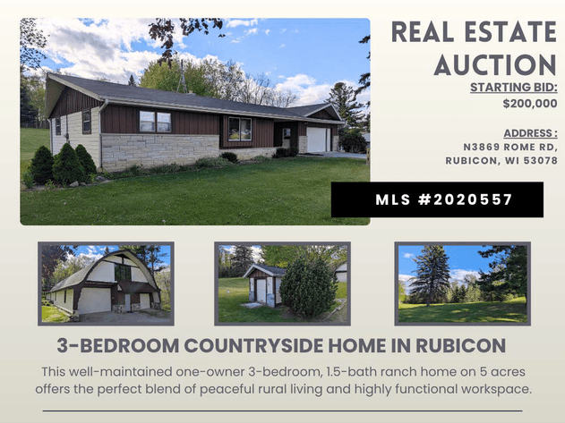 Image for N3869 Rome Rd. Rubicon, WI 53078