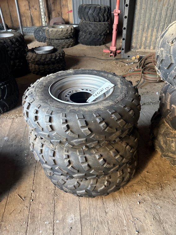 (3) Carlisle ATV tires and rims
