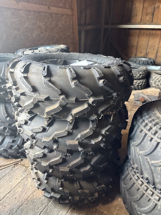 (4) Polaris Carlisle ATV tires and rims