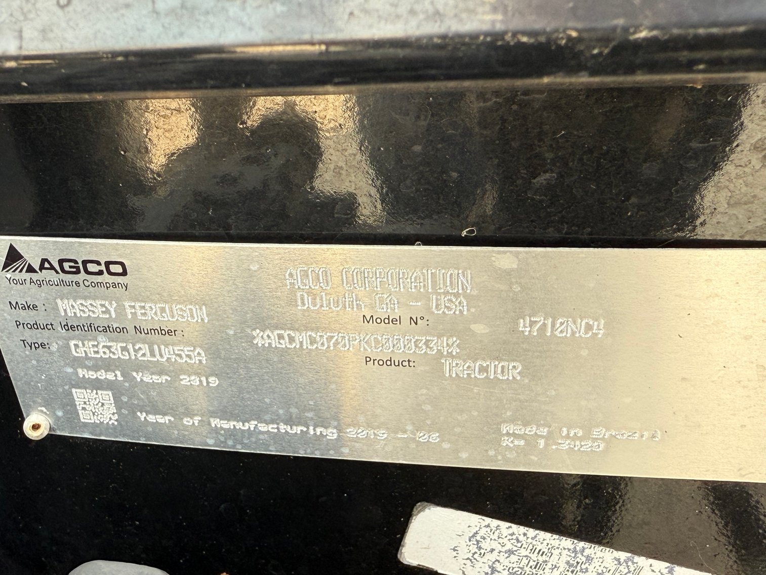 Image for SOLD Massey Ferguson 4710 Ag Tractor