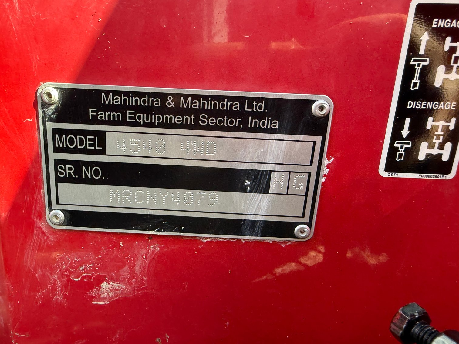 Image for Mahindra 4540 4x4 Utility Tractor