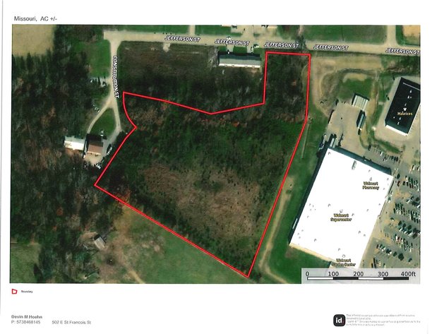 Image for 8.57 Acres +/- Jefferson St., Perryville, Missouri 63775, MLS# 24019967