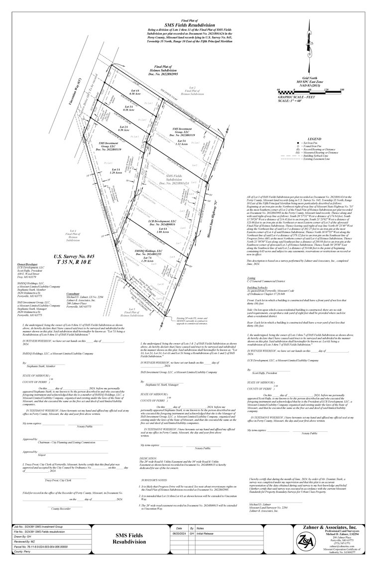 Image for 0.38 Acres M/L, Lot 3A Vincentian Way, Perryville, MO 63775, MLS #24047340