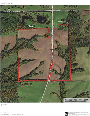Image for Tract 1, 56.28 ac +/- off Ember Dr, Browning MO 64630, MLS #26019312