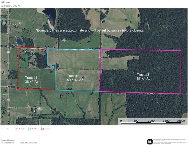 Image for Tract 2 State Hwy DD, Glen Allen, MO 63655, MLS # 26022401