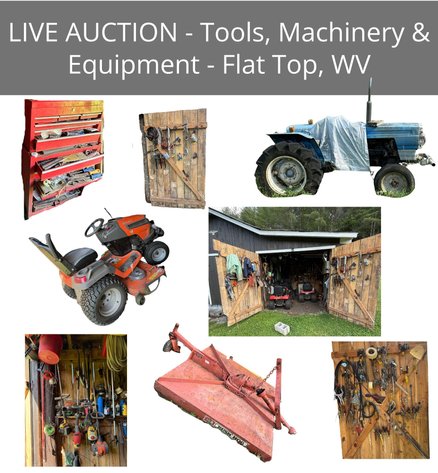 Image for ENT 414 - LIVE AUCTION! - Tools, Machinery, Equipment & More