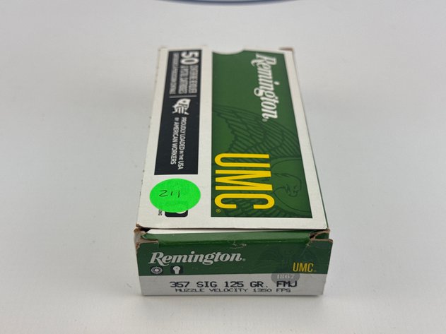Image for Remington UMC 357 SIG Ammunition - 50 Rounds Total