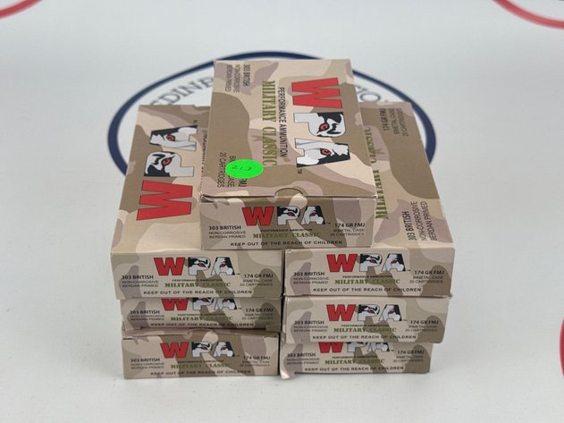 Image for WPA Military Classic .303 Brit Ammunition - 140 Rounds Total