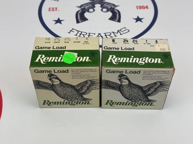 Image for Remington Game Load 16 Gauge Shotgun Shells - 50 Shells Total