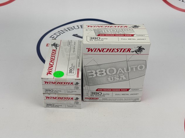Image for Winchester Target .380 ACP Ammunition - 276 Rounds Total