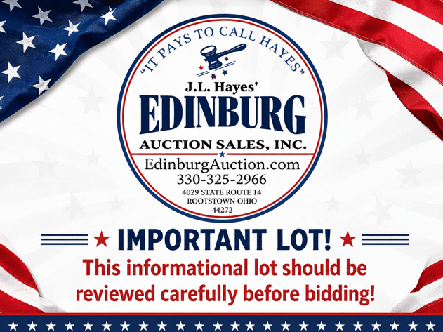Image for JULY 21ST 2026 6:30PM ONLINE CONSIGNMENT AUCTION