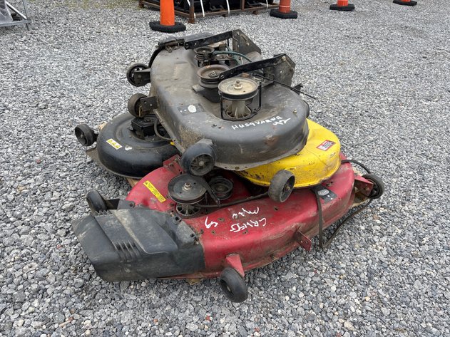 Image for E1. (4) misc 42” mower decks