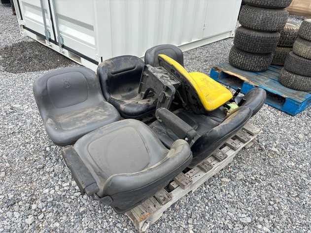 Image for D1. (7) misc lawn mower seats
