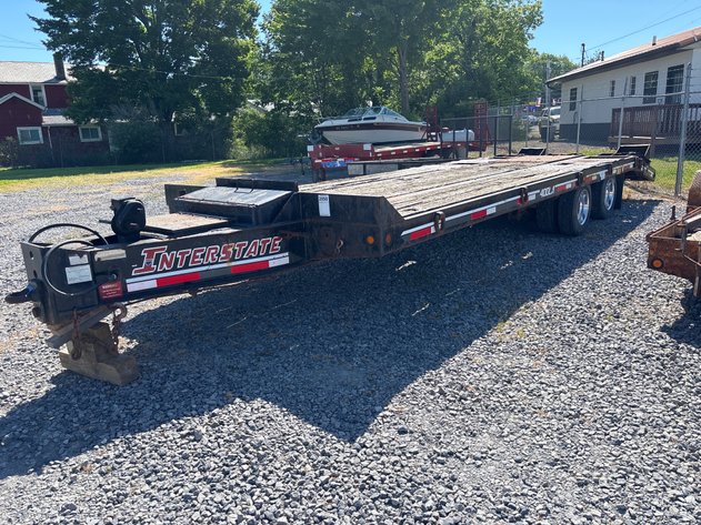 Image for 2003 Interstate 22’  tandem axle deck over equpment Trailer