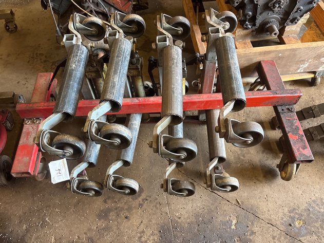 Image for Set of (4) wheel dolleys with chassis dolley