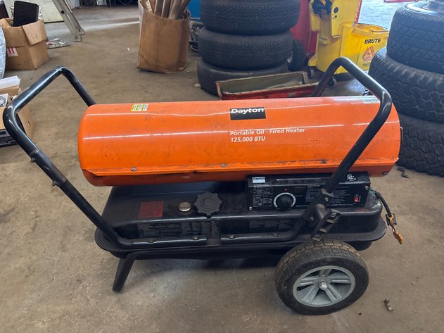 Image for Dayton 125,000 btu oil fired heater